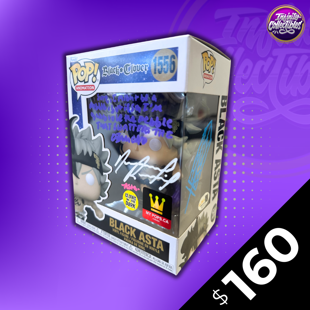 Black Asta GITD Signed by Dallas Reid