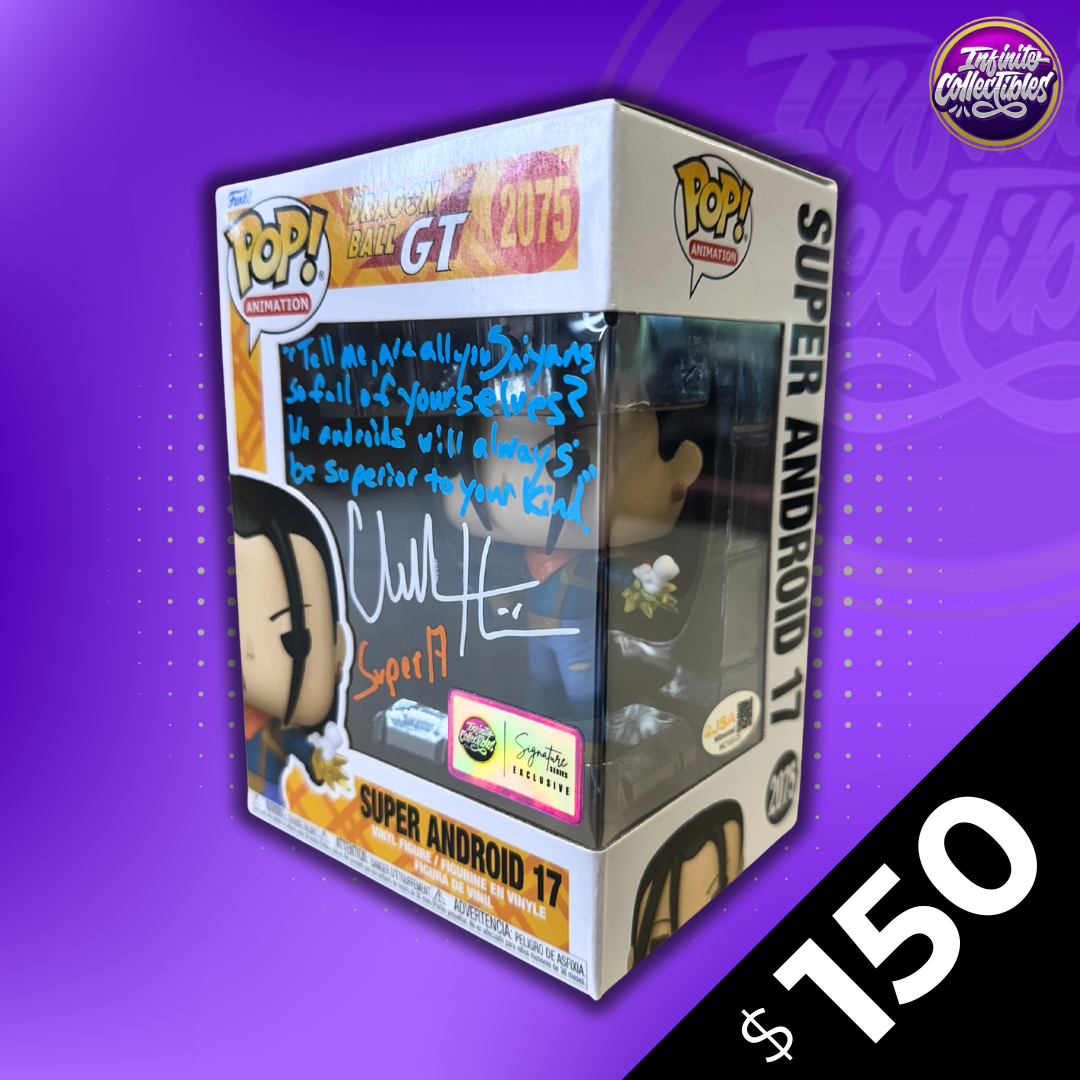 Super Android 17 Signed by Chuck Huber
