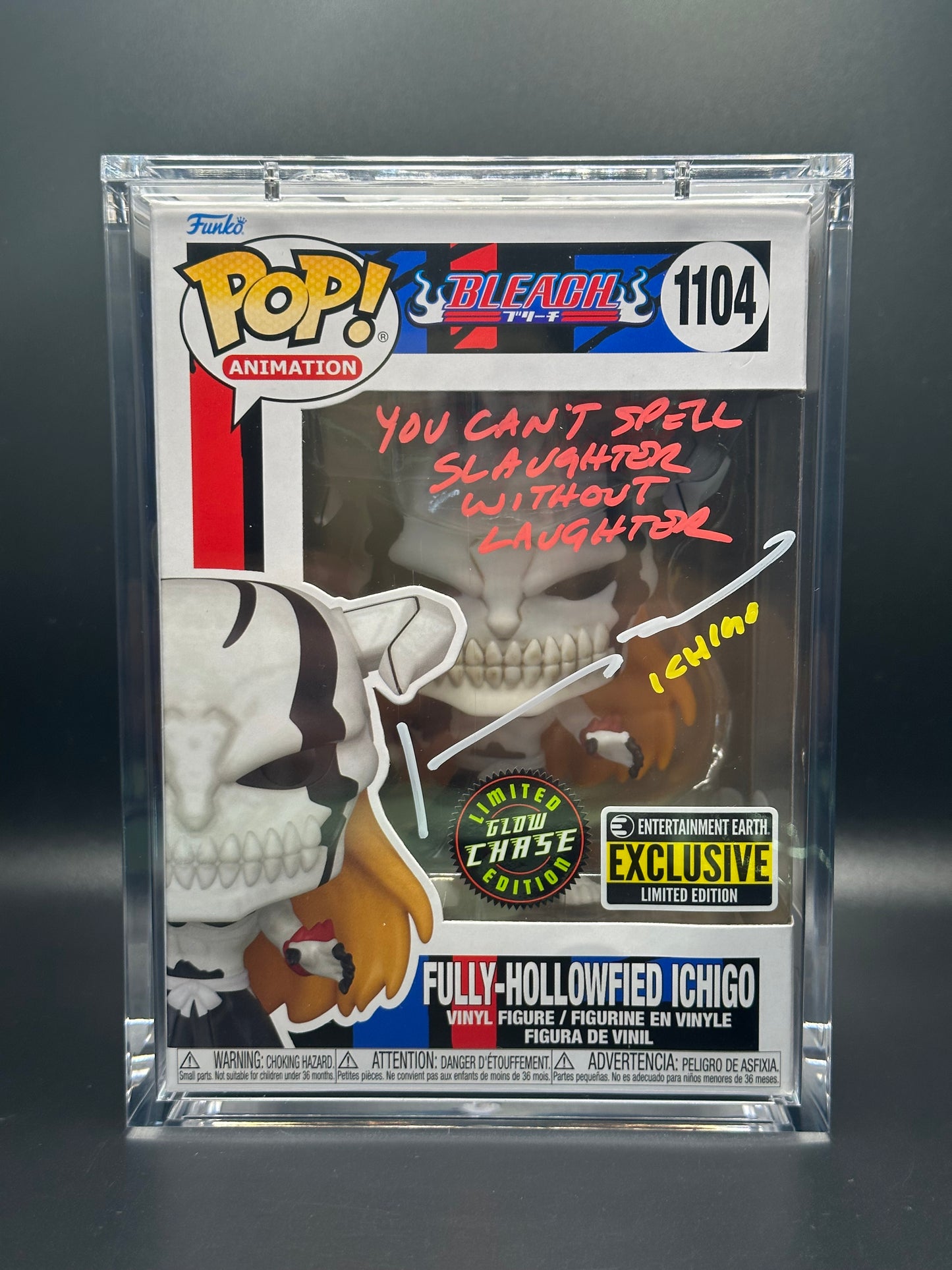 Funko Pop! Bleach: Ichigo Chase SIGNED by Johnny Yong Bosch (JSA Certified)