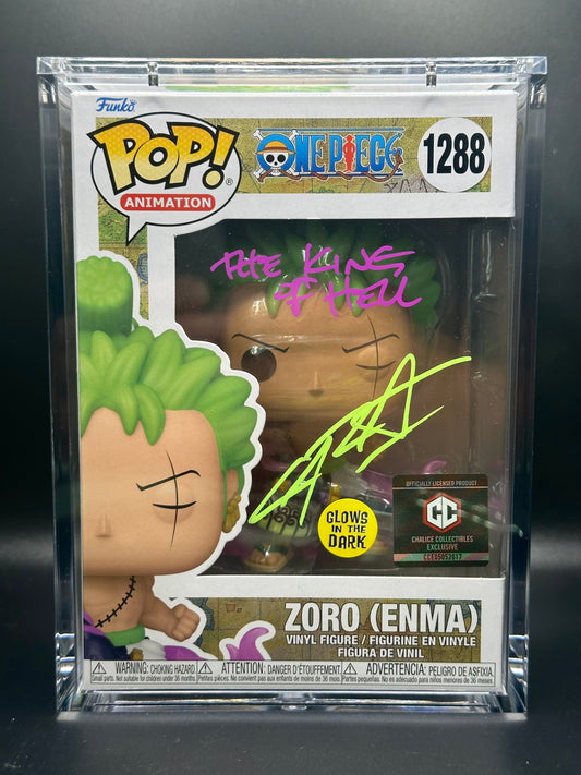 Funko Pop! One Piece: Zoro Signed by Chris Sabat (JSA Certified)