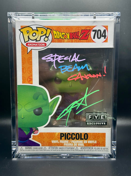 Funko Pop! Dragon Ball Z: Piccolo Signed by Chris Sabat (JSA Certified)